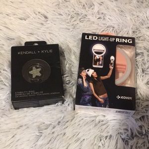 Kendal + Kylie Phone Stability Ring and Led Light Ring